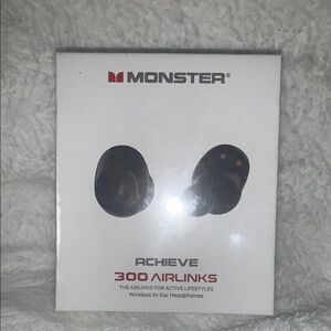 Achieve 300 AirLinks Black On-Ear Headphones